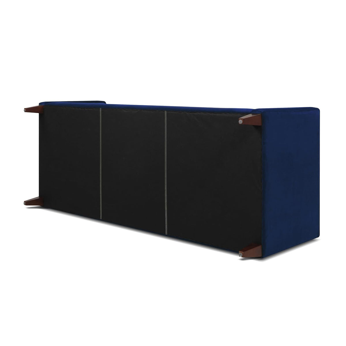 Navy Blue Velvet Tufted Sofa N744
