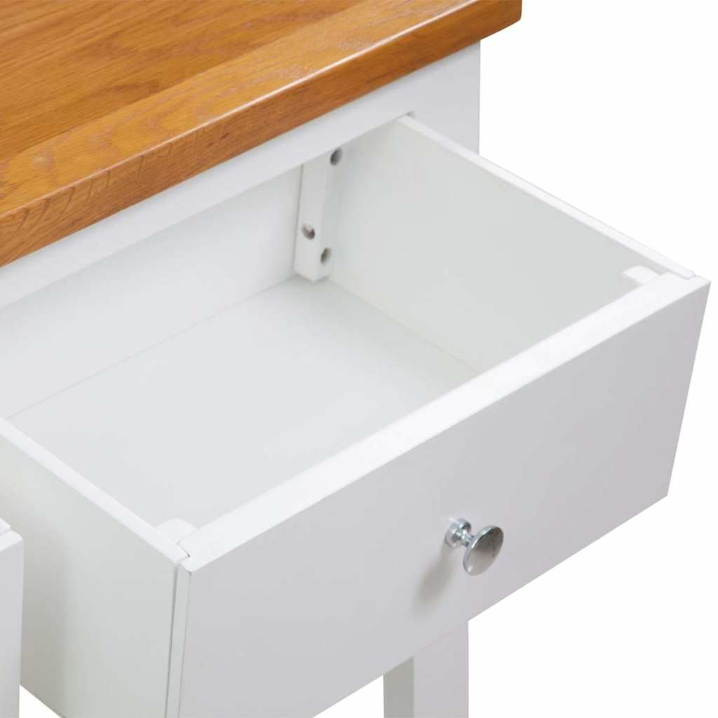 Solid Oak Wood Console Table R72079