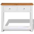 Solid Oak Wood Console Table R72079