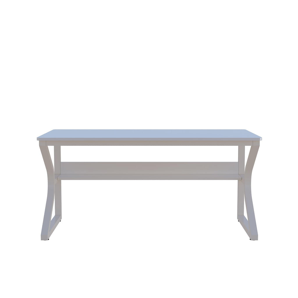 55-Inch Extra Long Desk with Storage Shelf V7351