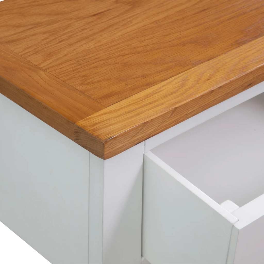 Solid Oak Wood Console Table R72079