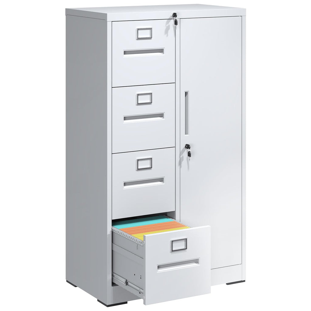 4 Drawer Metal File Cabinet with Lock Q478