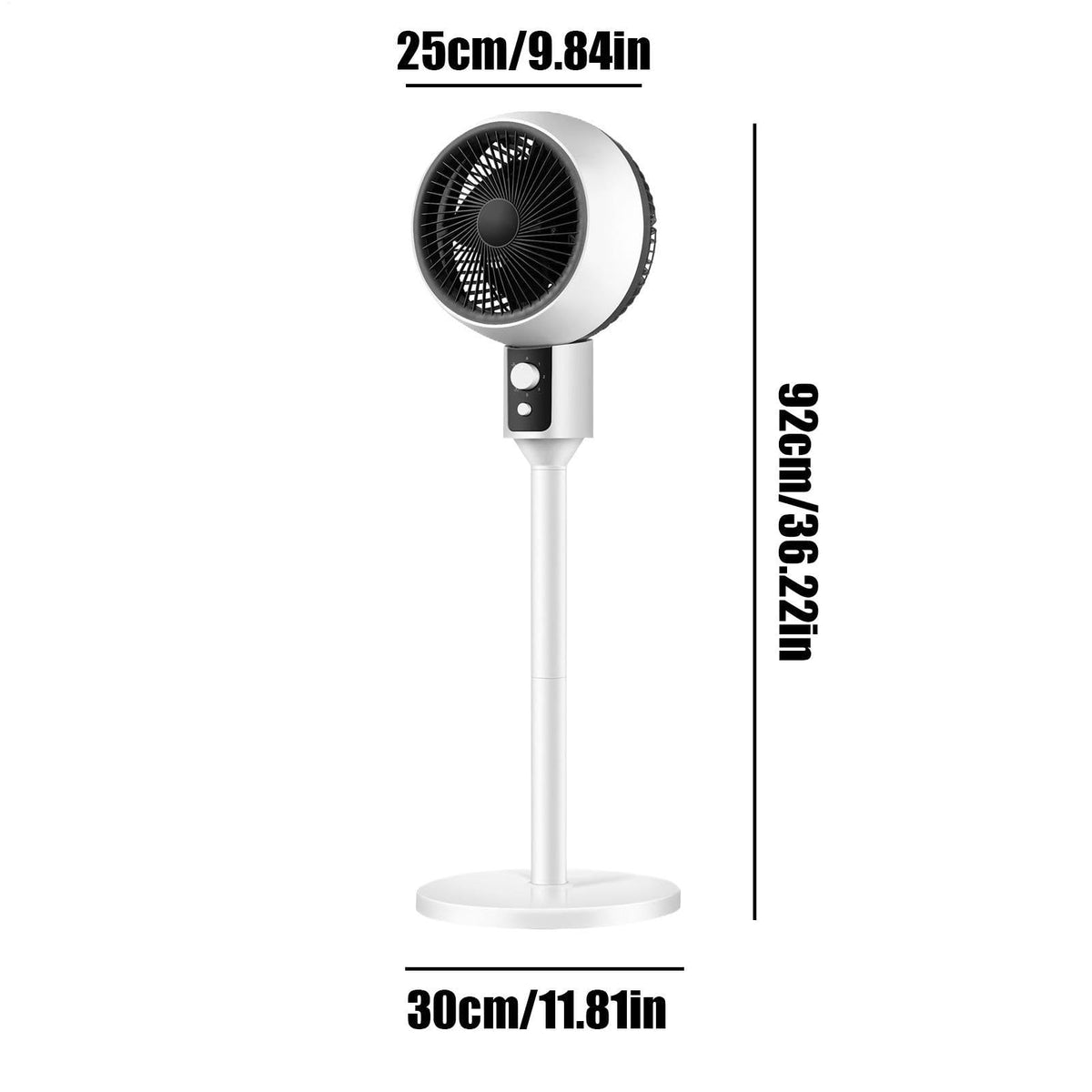 3-Speed Quiet Pedestal Fan F173