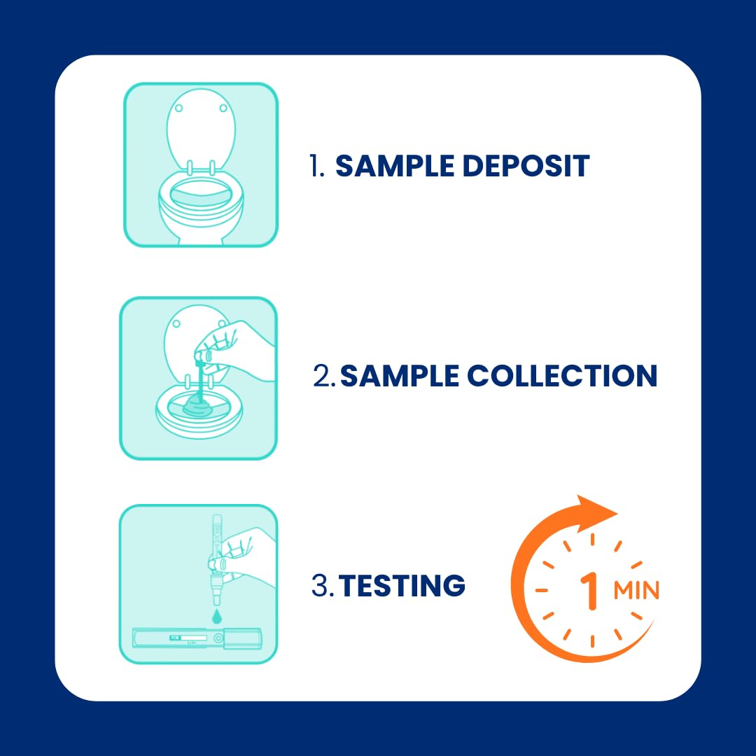 Home Fecal Occult Blood Test Kit, 1 Ct W739
