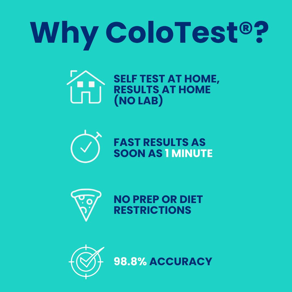 Home Fecal Occult Blood Test Kit, 1 Ct W739