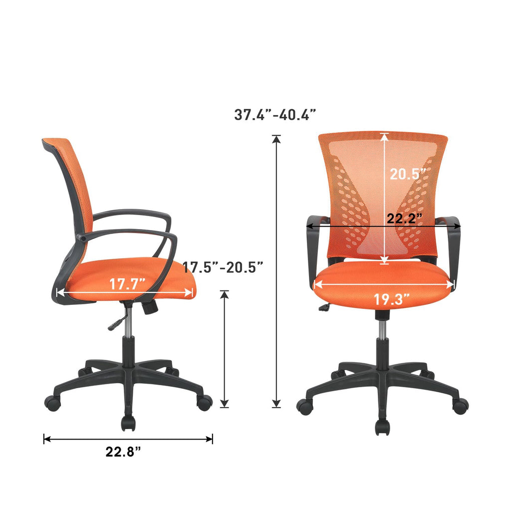 Mid Back Office Chair with Lumbar Support T66789