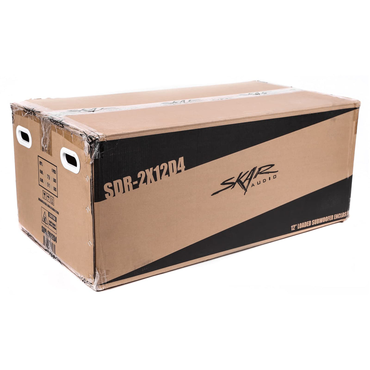 Dual 12" 2400W Vented Subwoofer Enclosure Z782