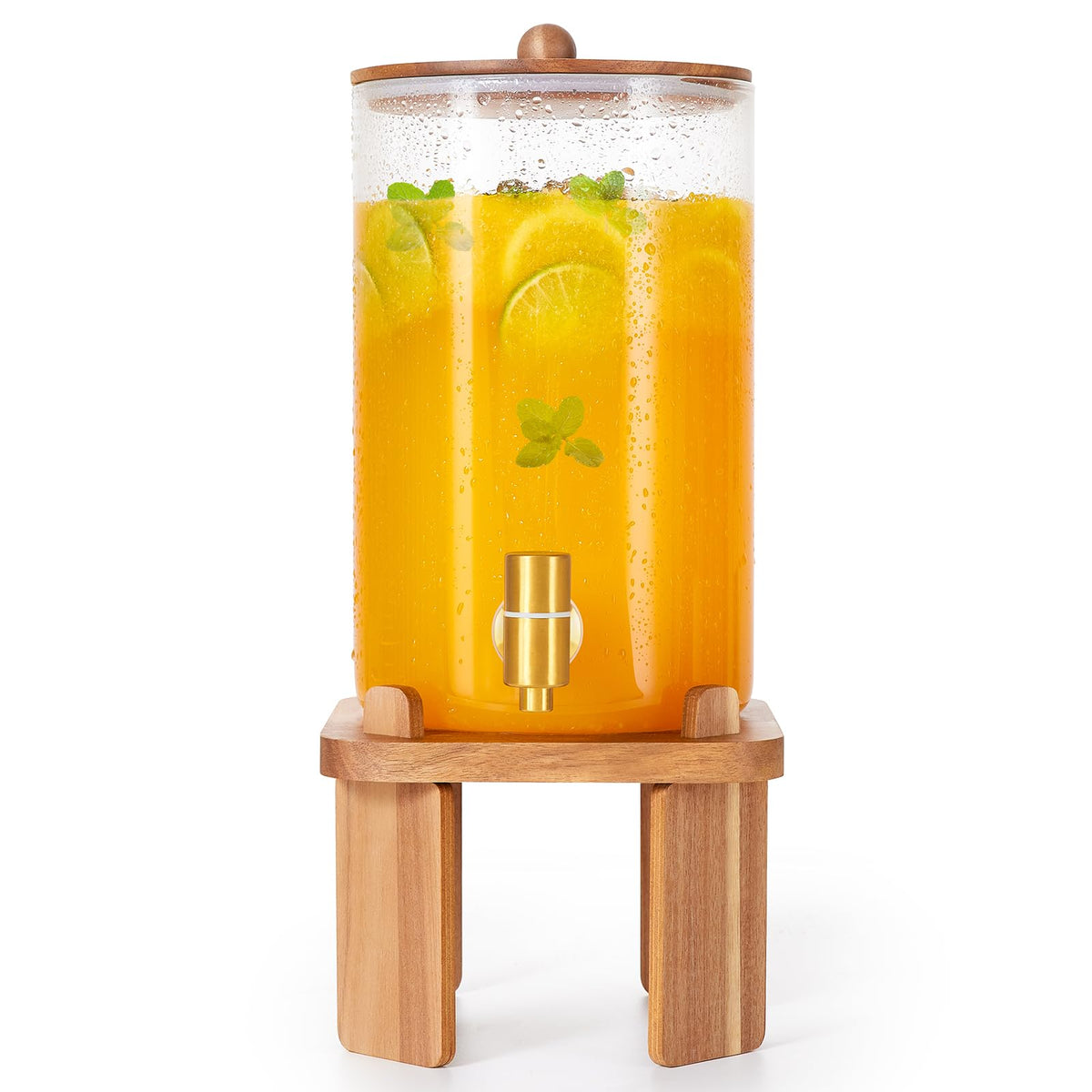 Glass Drink Dispenser with Stand U998