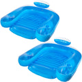 Inflatable Pool Float Lounge Chair with Cup Holders U7293