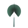 Handmade Hanging Folding Paper Fan Green 32'' O713359