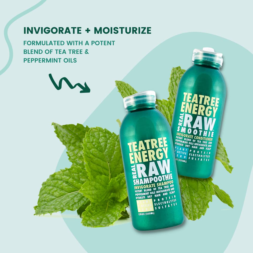 Tea Tree Shampoo & Conditioner Set Sulfate & Paraben Free P4012