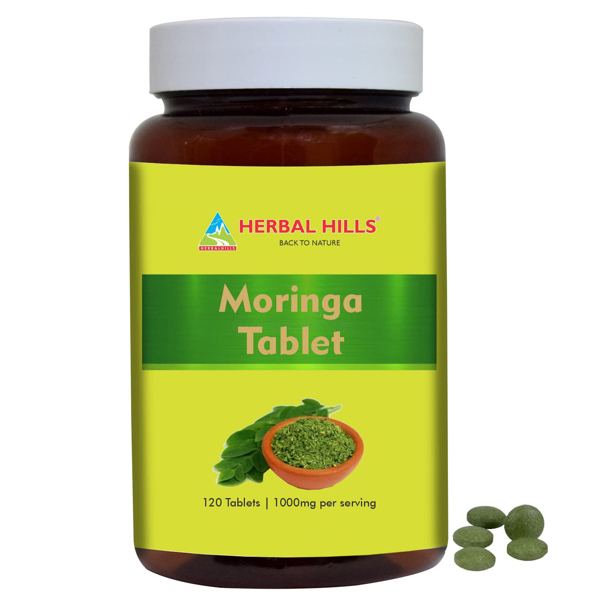 Moringa Tablets 120 Count 1000 mg U8543