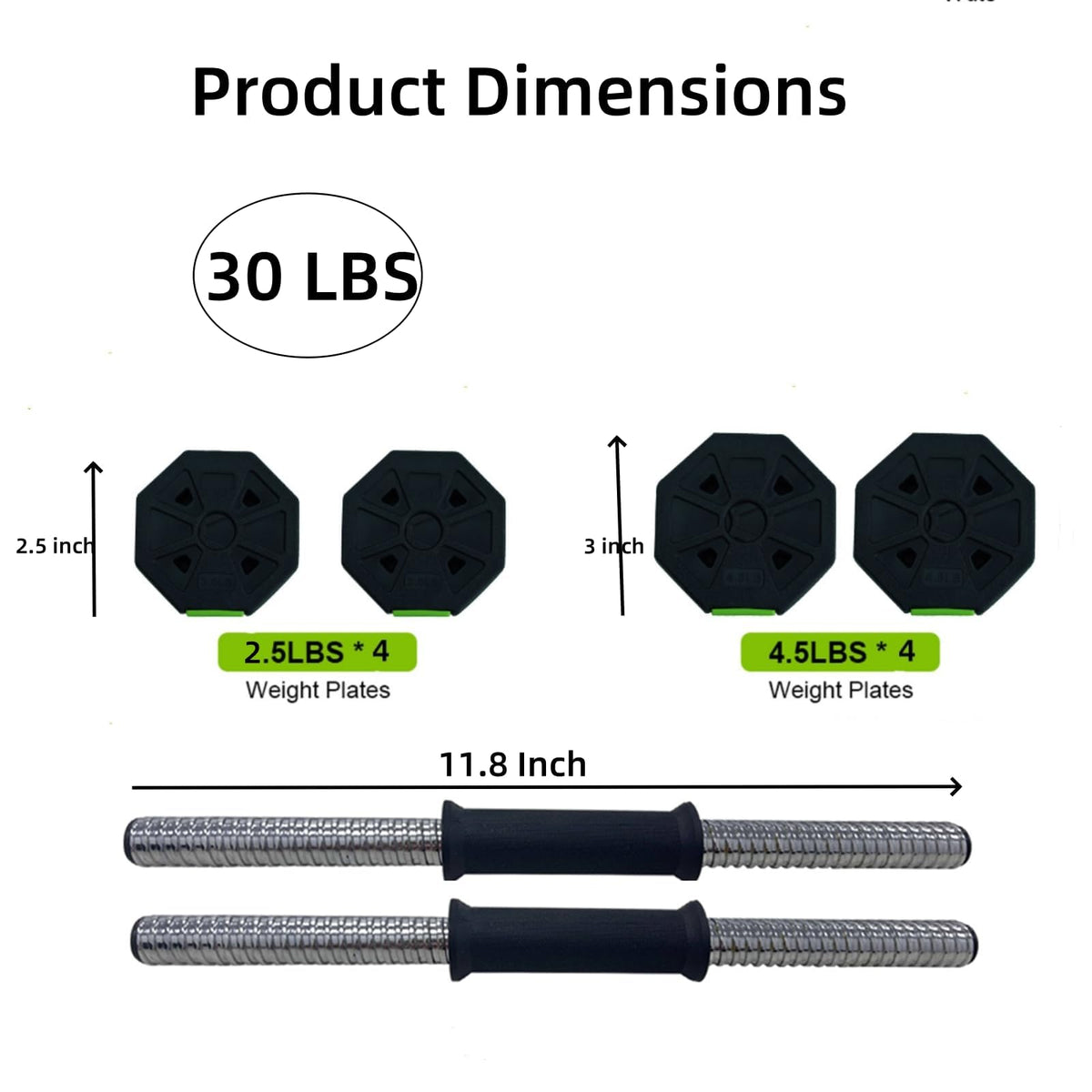 30 LBS Adjustable Dumbbell Set R897