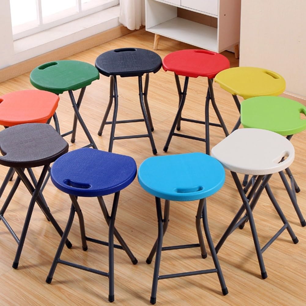 18 Inch Black Portable Folding Chair with Handle N44858