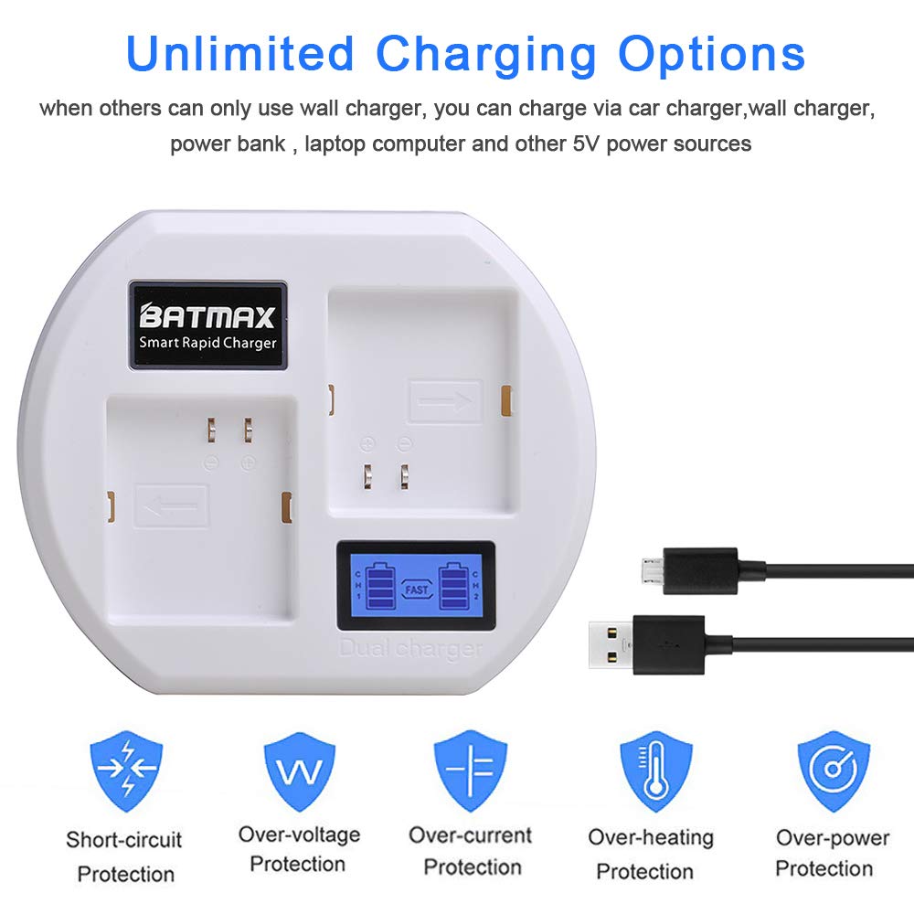 LCD USB Dual Battery Charging Station B85866