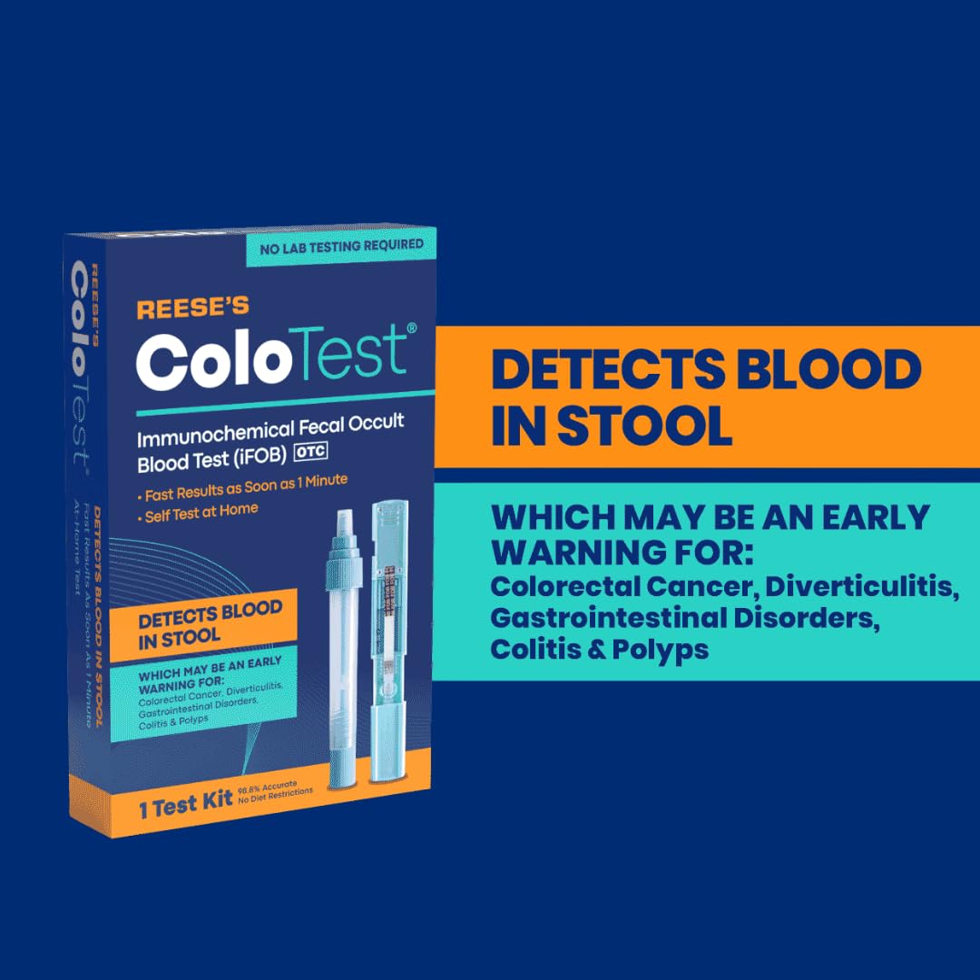 Home Fecal Occult Blood Test Kit, 1 Ct W739