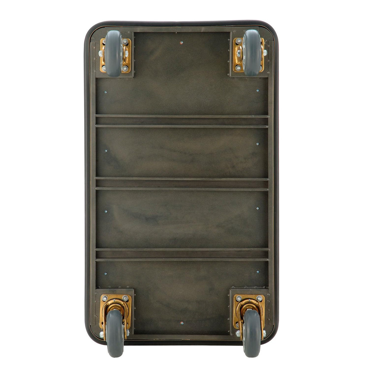 Gold Stainless Steel Bellman Cart Z499