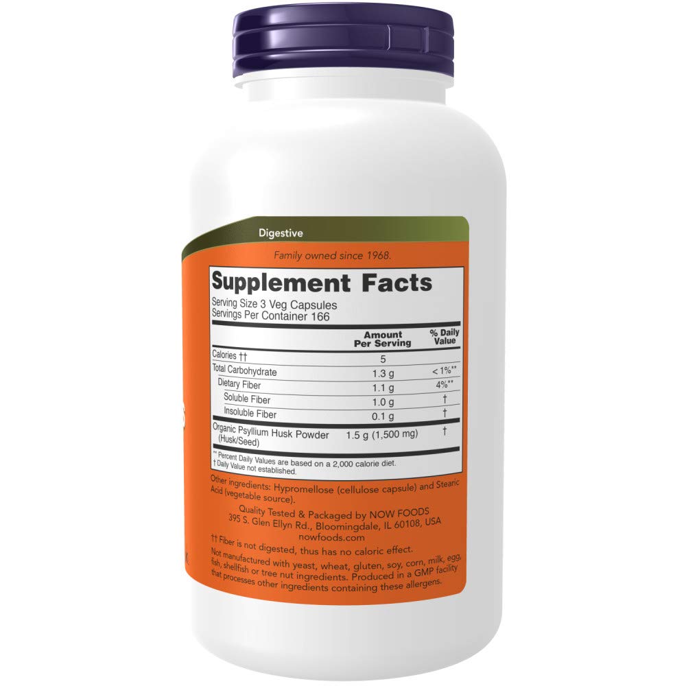 Psyllium Husk 500mg 500 Capsule 2 Pack L20023