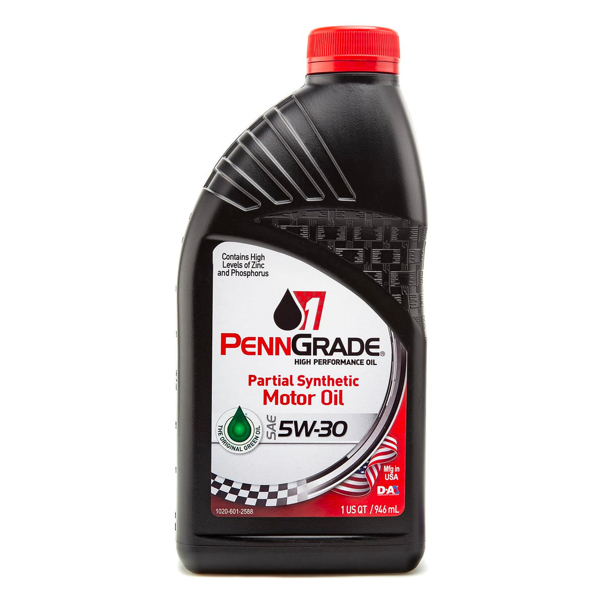 Synthetic Blend High Performance Oil SAE 5W-30 1 Quart 12 Pack H49042