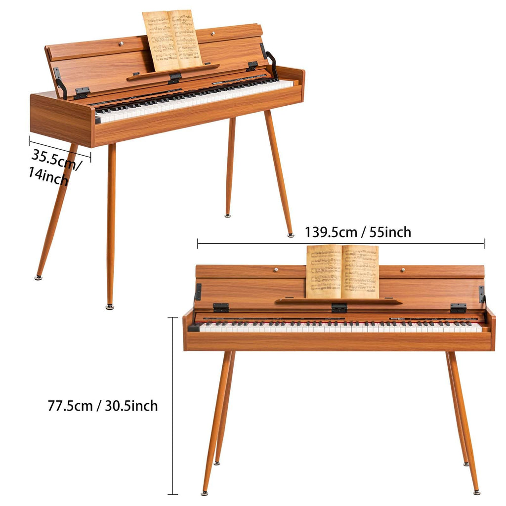 88 Key Weighted Digital Piano with Triple-Pedal F5069