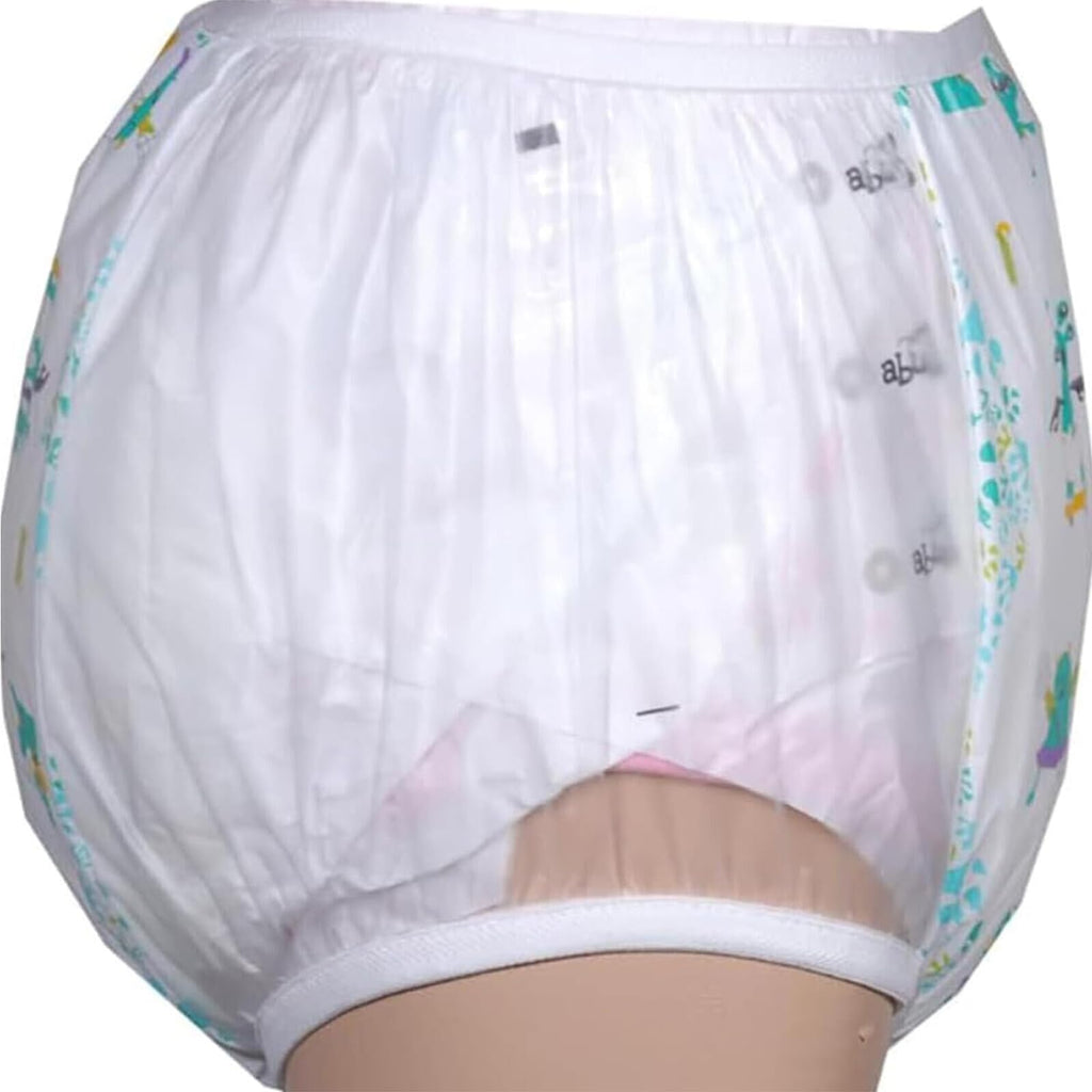 Adult Plastic Diaper Cover Waterproof Pull-On Incontinence Pants Y911919