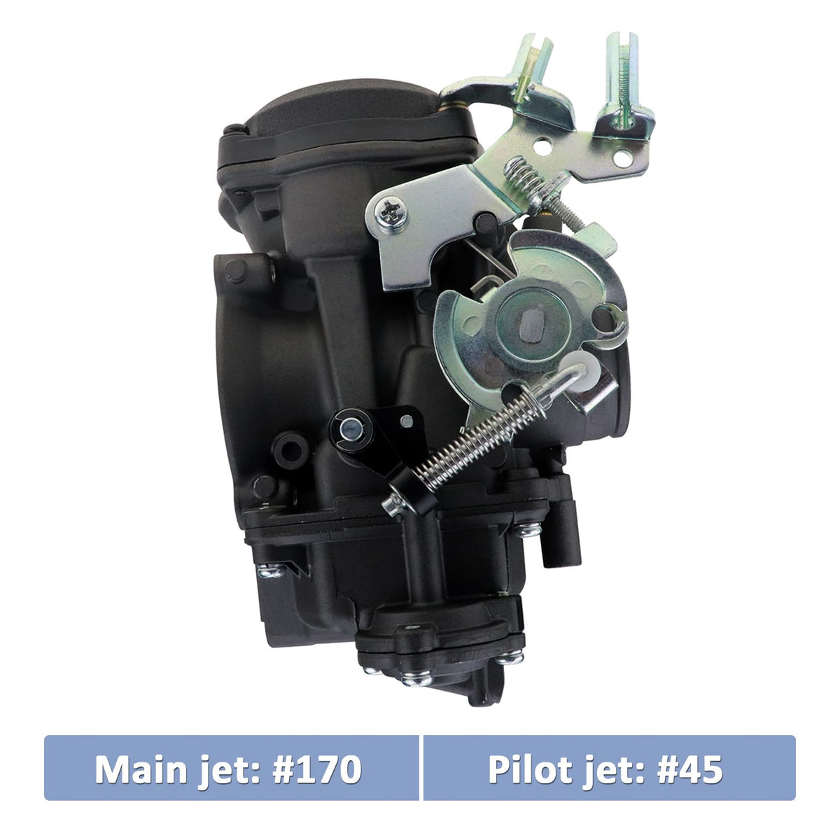 CV40 Carburetor with Fuel Filter Spark Plug Jets R293405