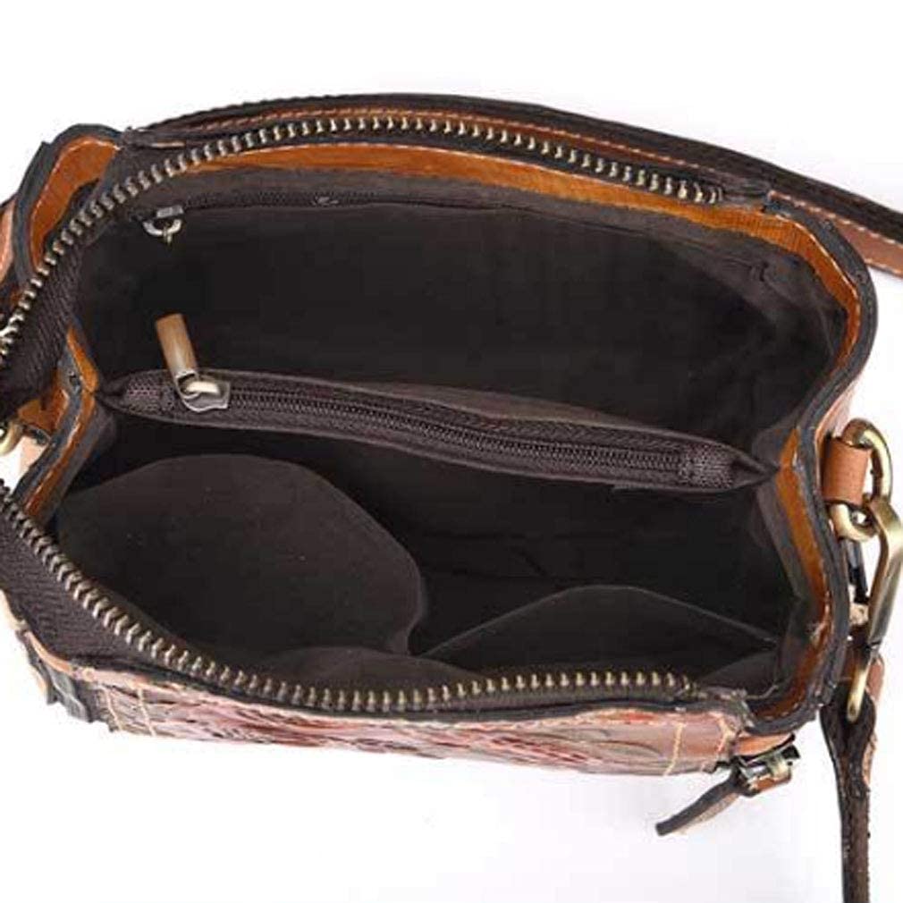 Small Leather Shoulder Bag Crossbody Pack O431304
