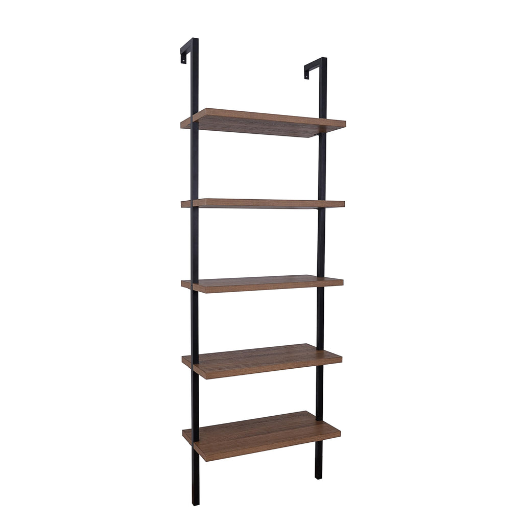 5-Shelf Oak Wood Modern Bookcase G54909