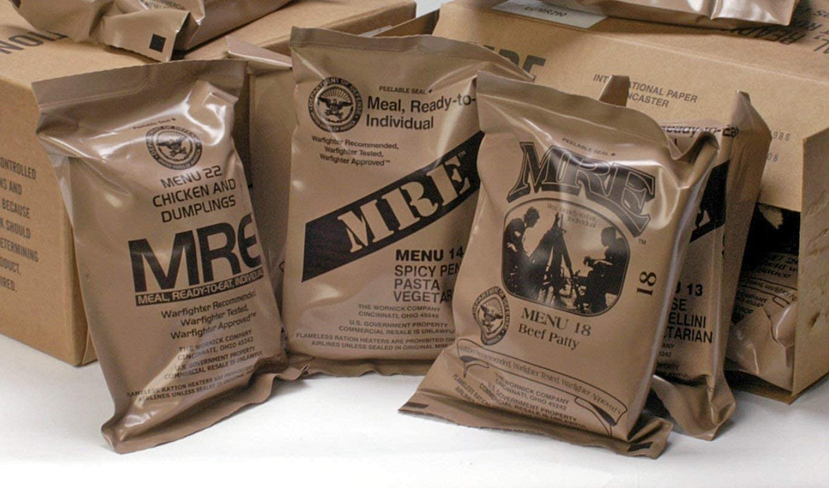 Case of 12 Military MREs B-Menu X372