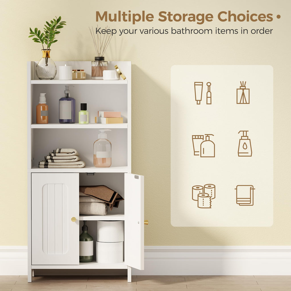 White 2 Door Bathroom Storage Cabinet C826081