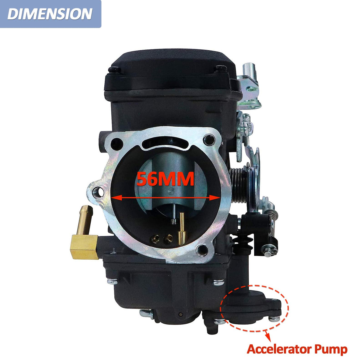 CV40 Carburetor with Fuel Filter Spark Plug Jets R293405
