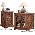 End Table Set 2 with Charger T7410