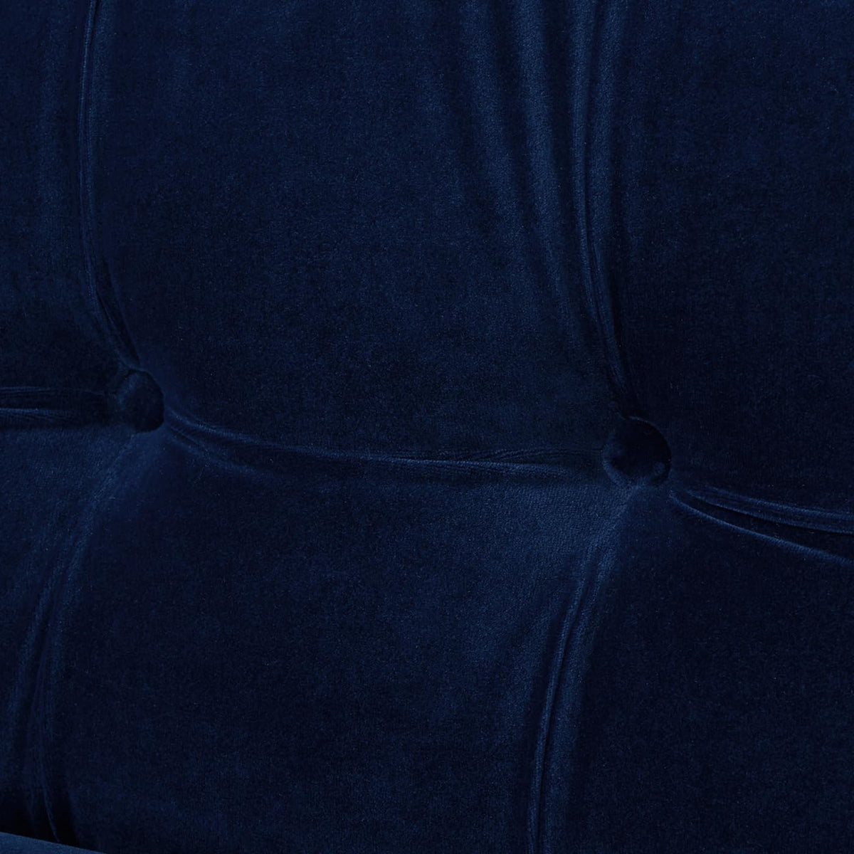 Navy Blue Velvet Tufted Sofa N744