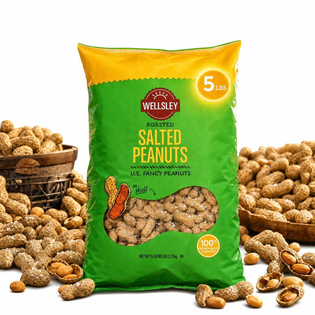 Salted Roasted Peanuts in Shell 5 lb Bag I6000
