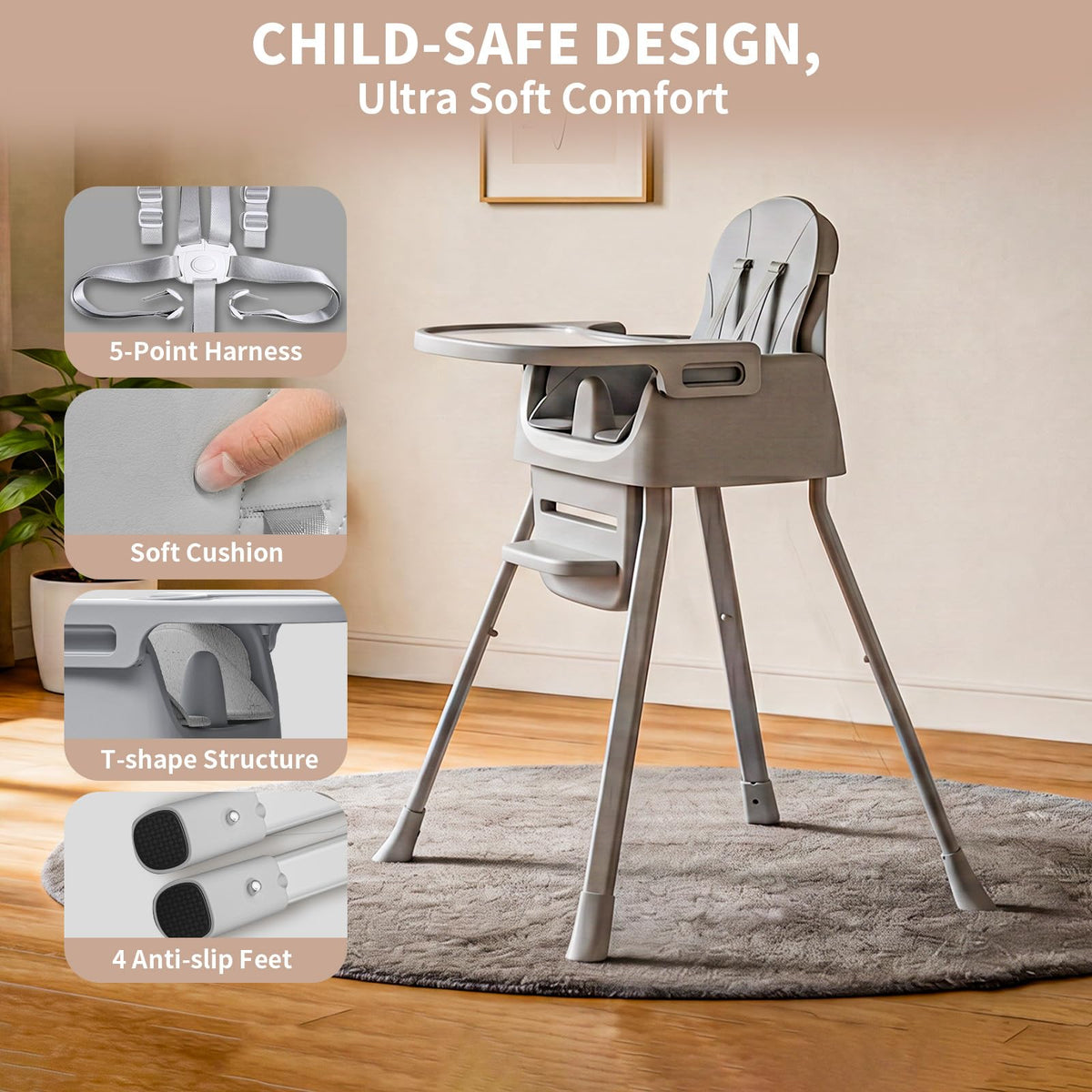 3in1 Baby Highchair Q511