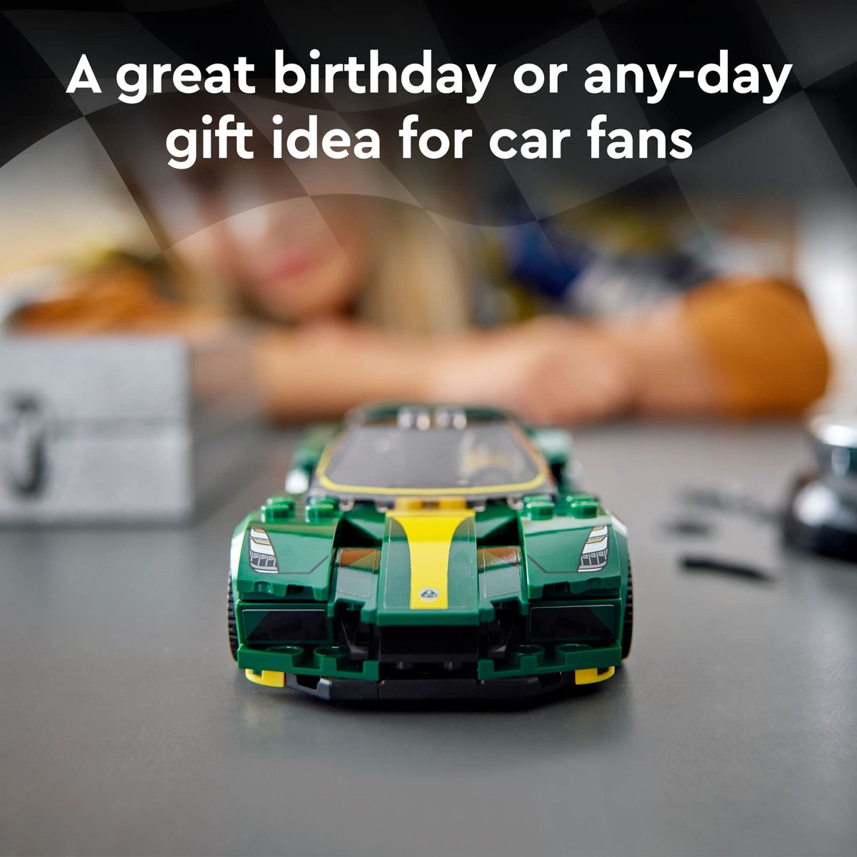 Race Car Toy Model with Racing Driver Minifigure V3321