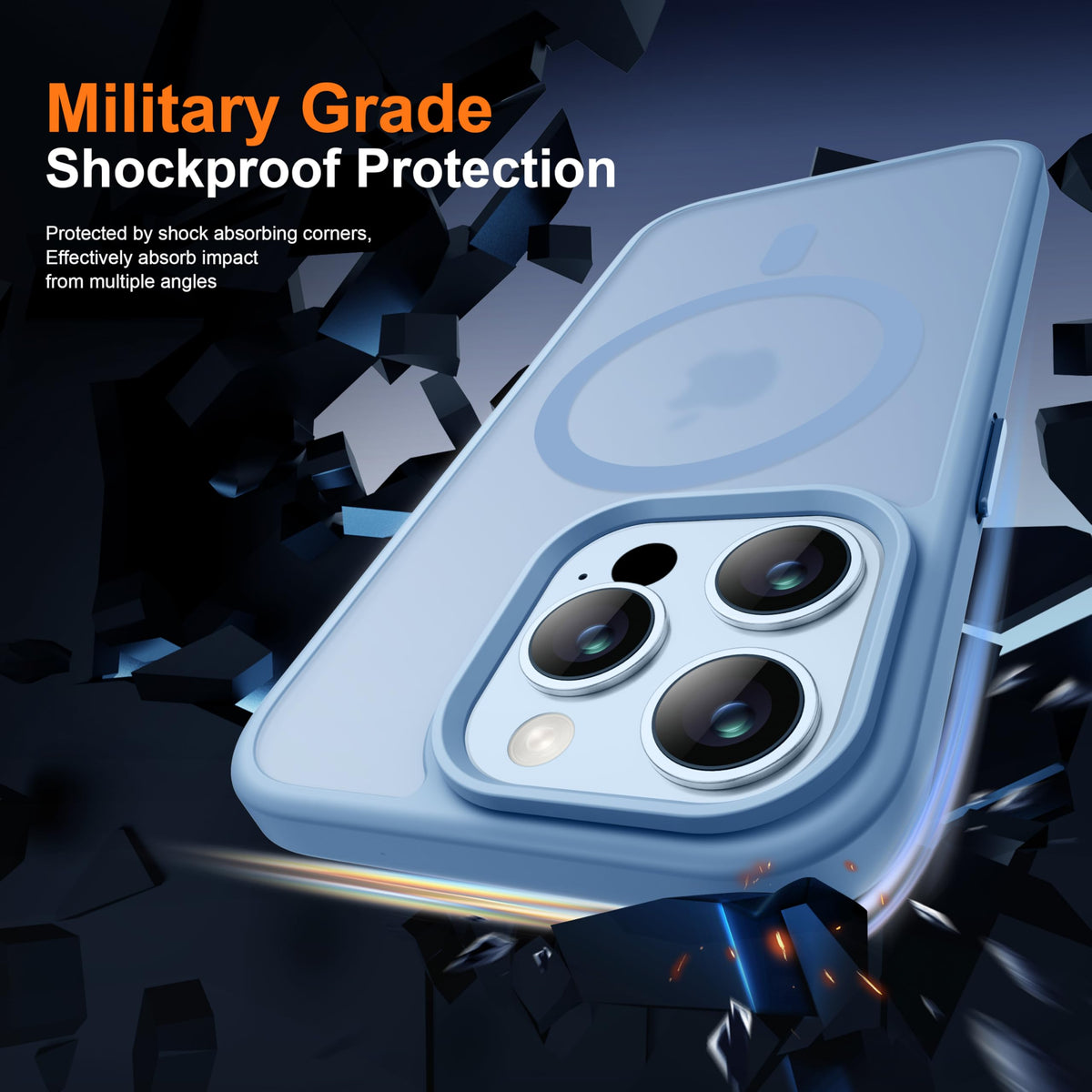 Sky Blue iPhone 13 Pro Max Case D87879