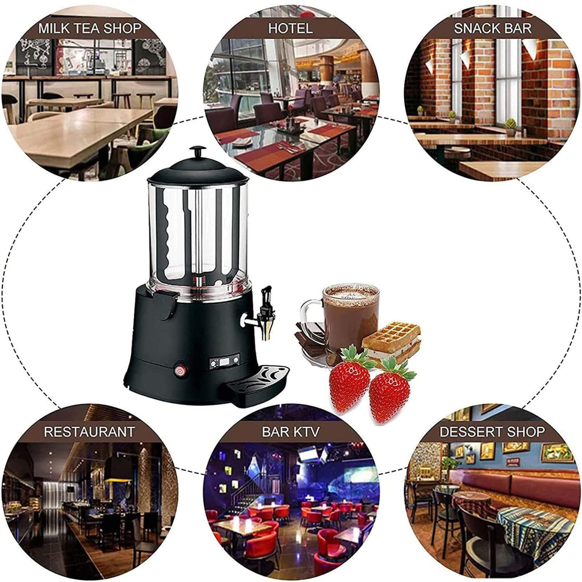 Commercial Stainless Steel Espresso Coffee Machine C555345