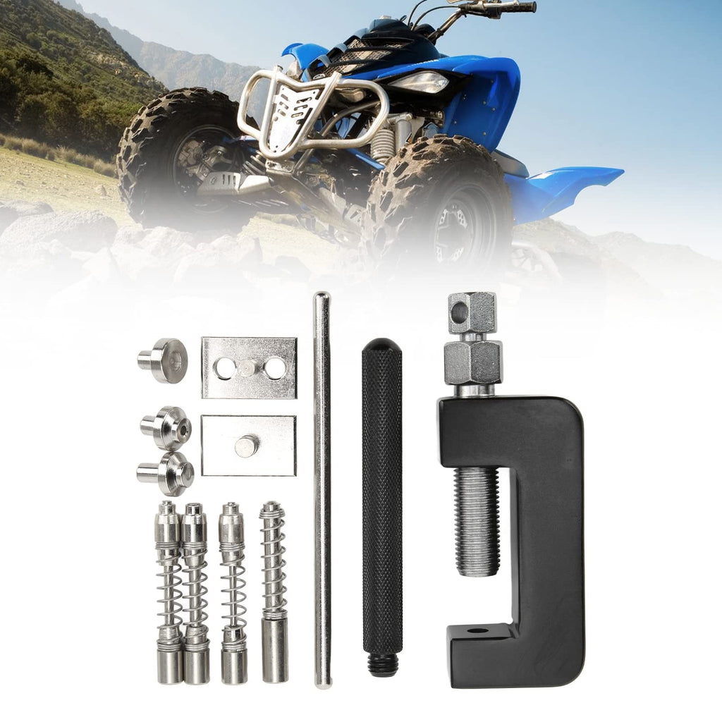 12 Pc Universal Motorcycle Chain Riveting Tool Set with Storage Box V8693