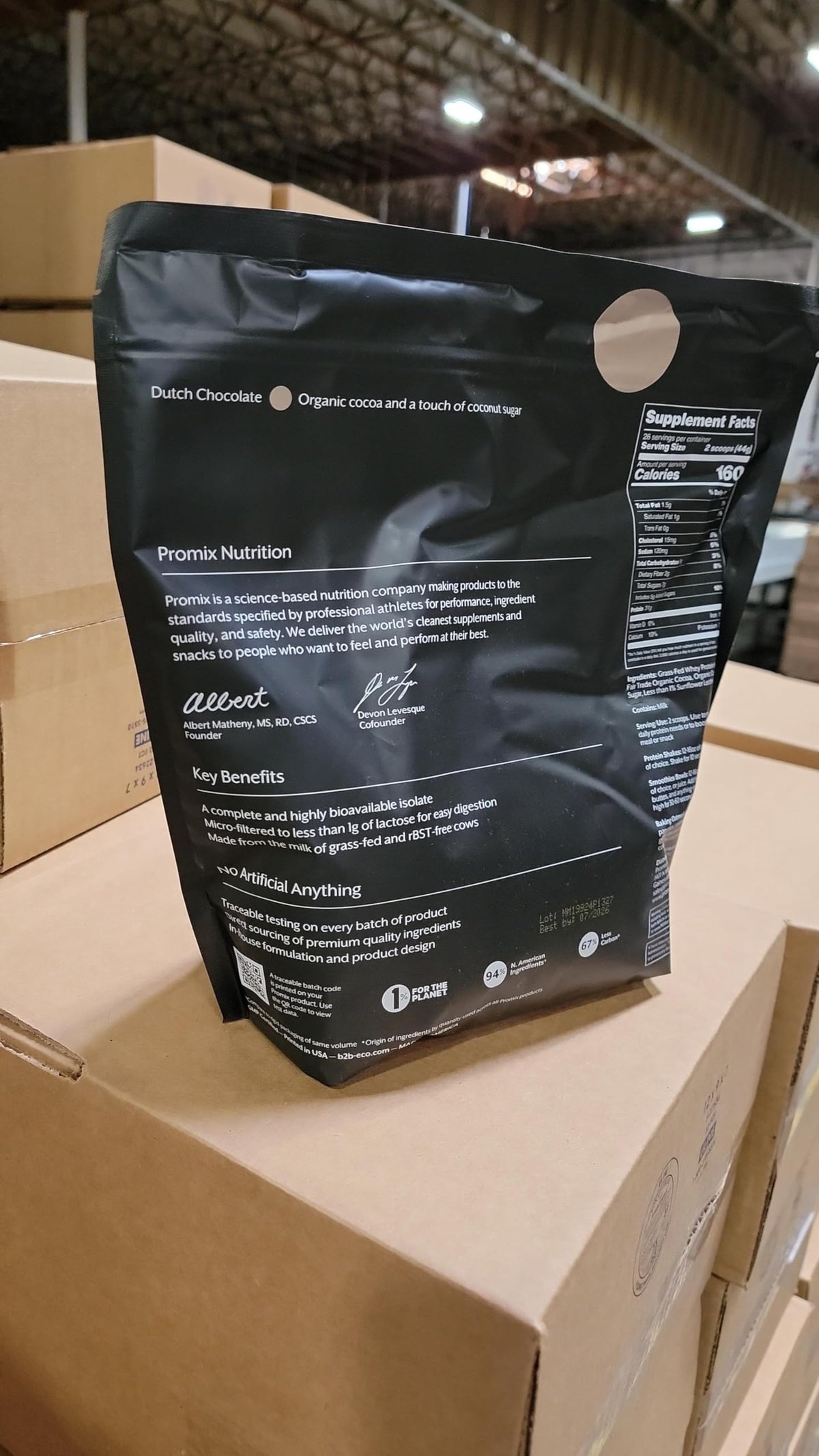 Whey Protein Isolate Powder Chocolate 5lb C579520