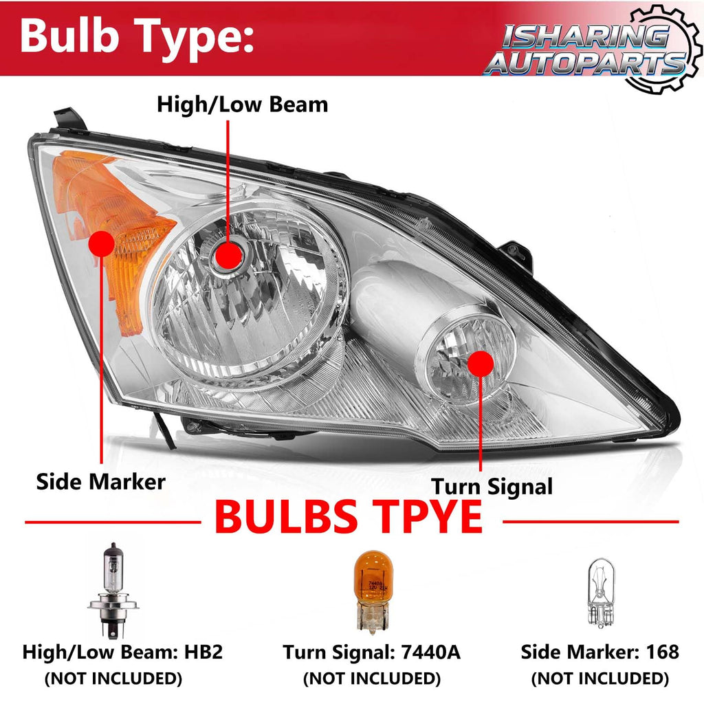 Headlights for 2007-2011 Honda CR-V K16134