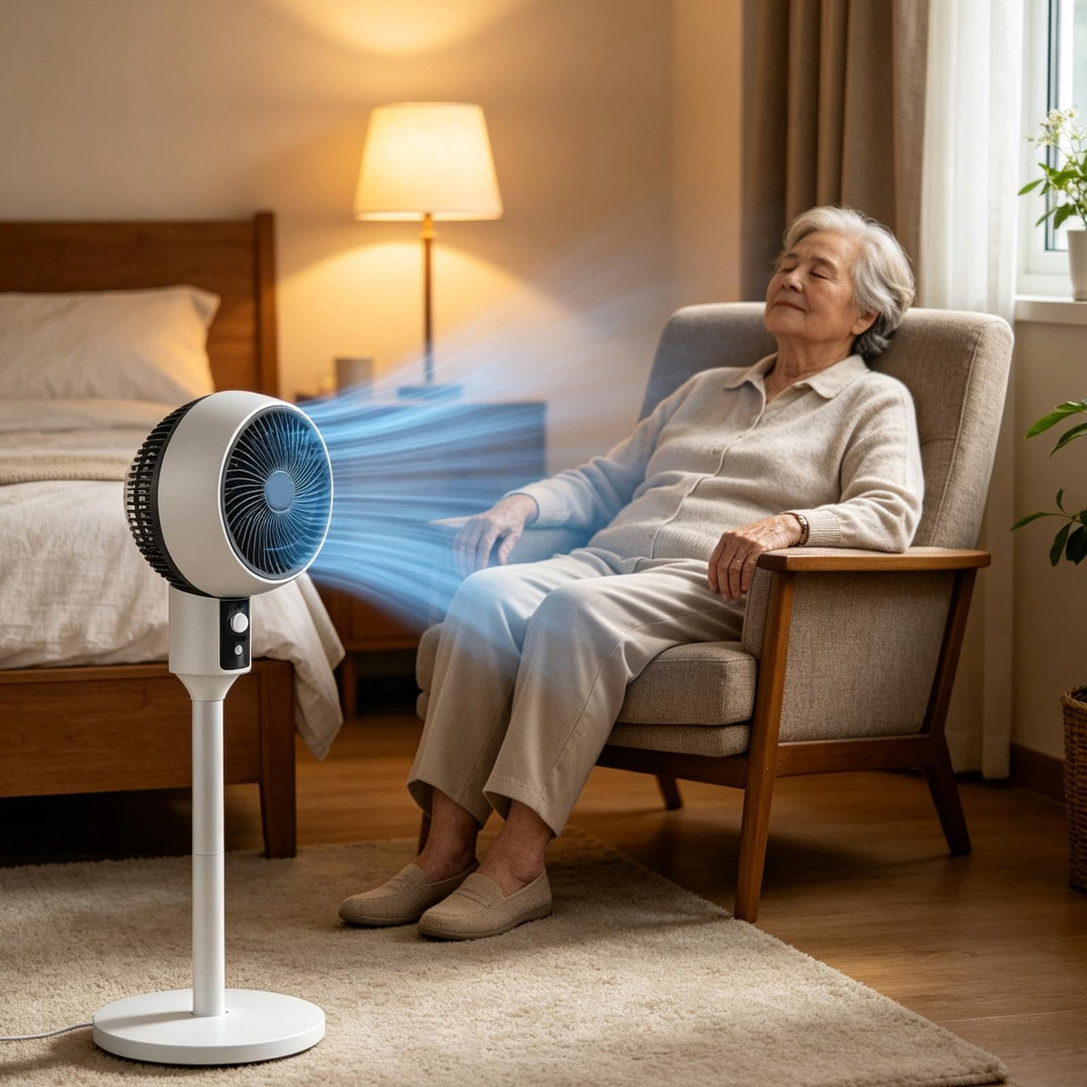 3-Speed Quiet Pedestal Fan F173