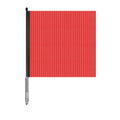 Red 18" x 18" Jersey Mesh Flag with Aluminum Rod & Stainless Steel Spring H179075