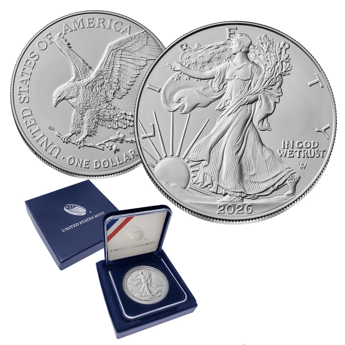 2026 American Silver Eagle Brilliant Uncirculated W223436
