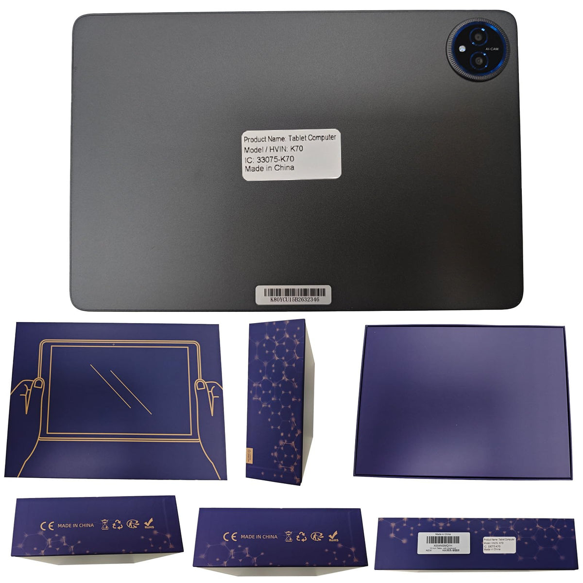10 Inch Android 15 Tablet with Keyboard Q127607