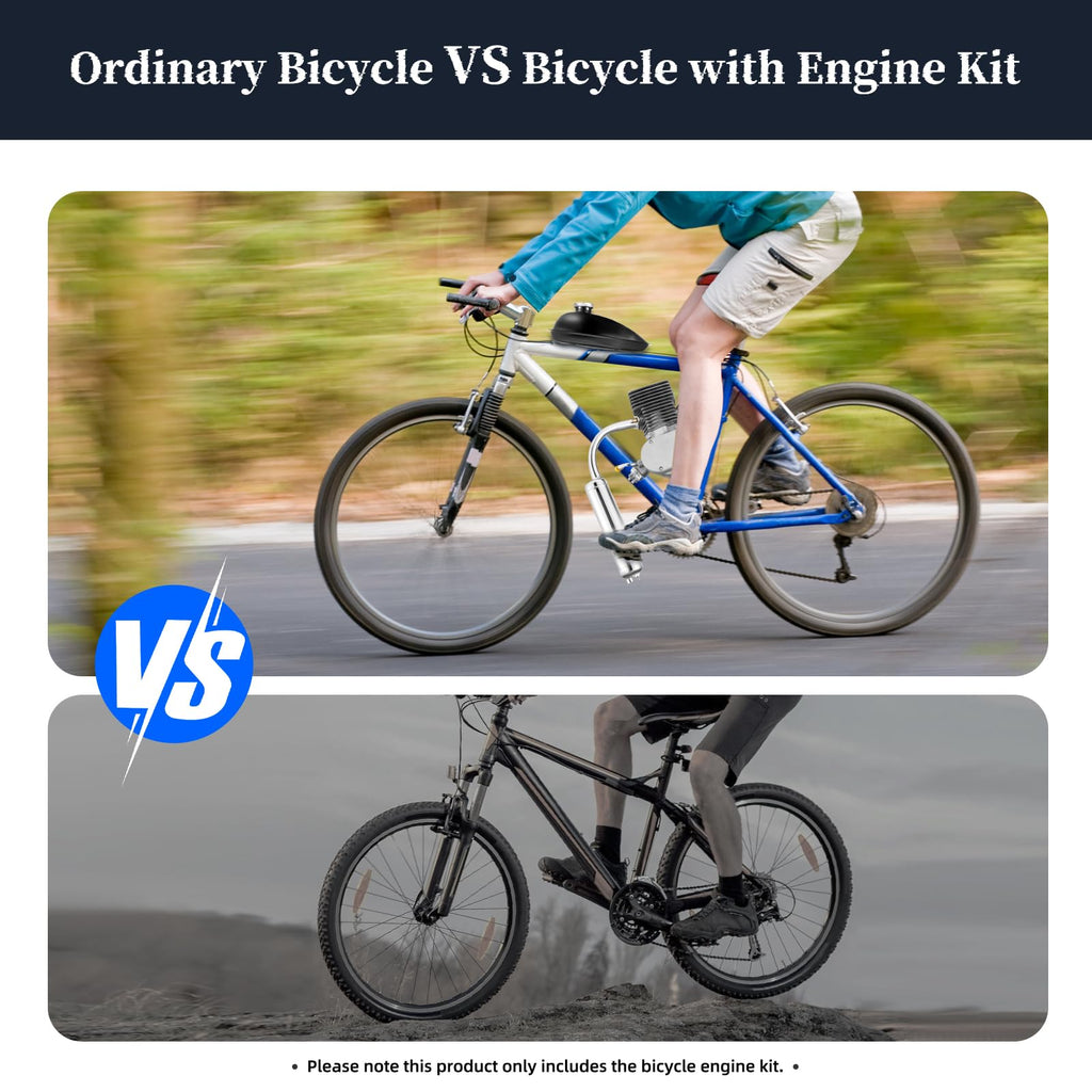 100CC 2 Stroke Bicycle Engine Kit with CDI Ignition and 36-Tooth Sprocket S1595