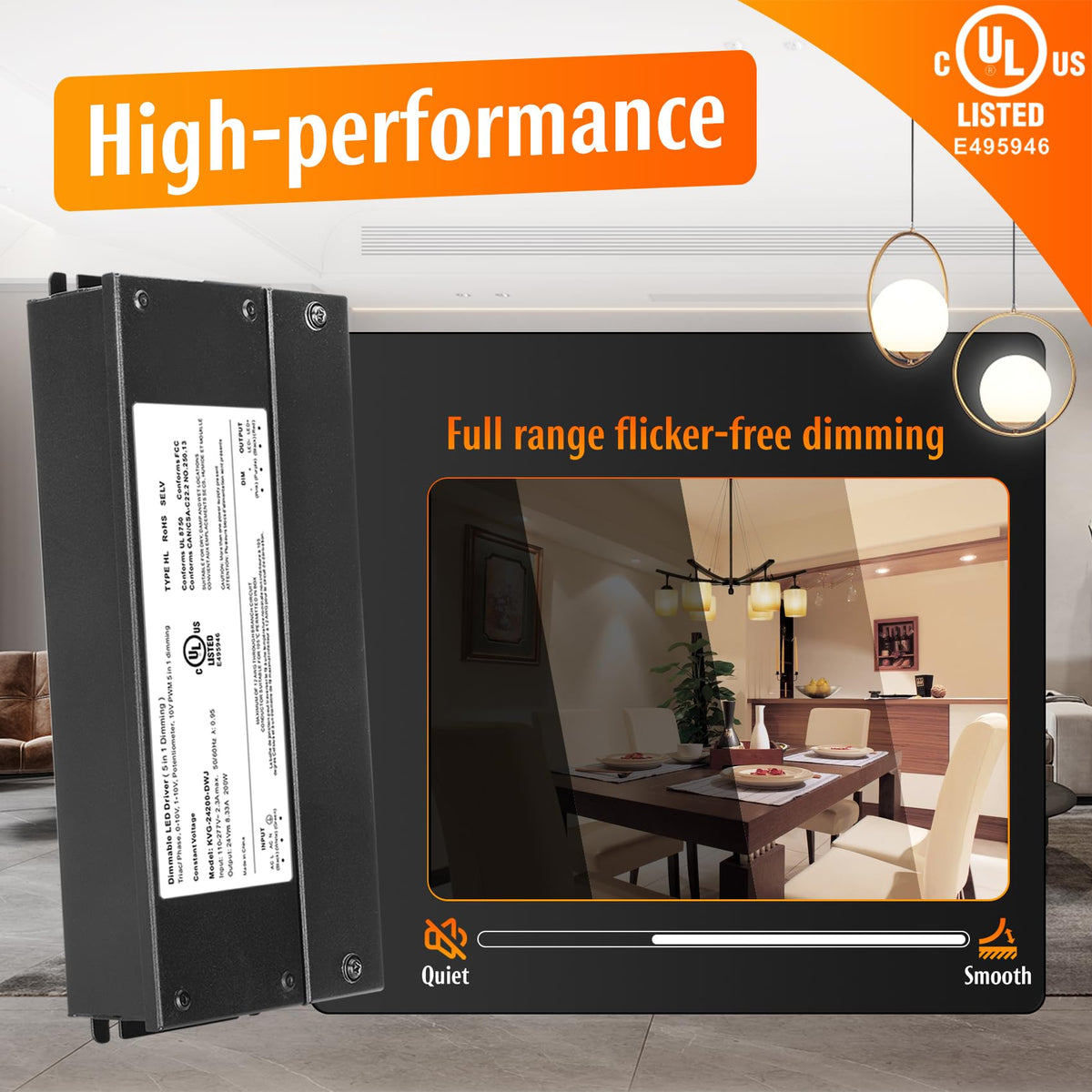 200W Dimmable LED Driver 24V Power Supply Q748991