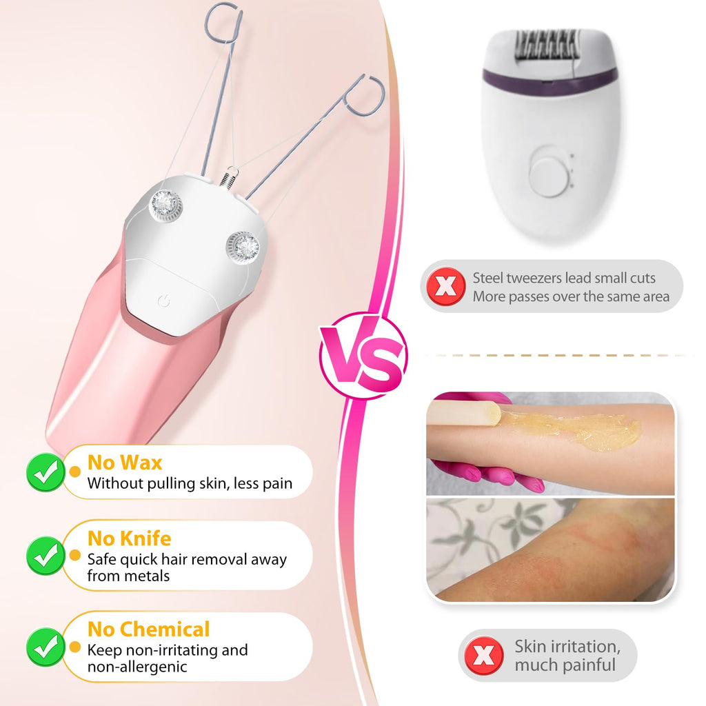 USB Rechargeable Electric Threading Epilator G42288