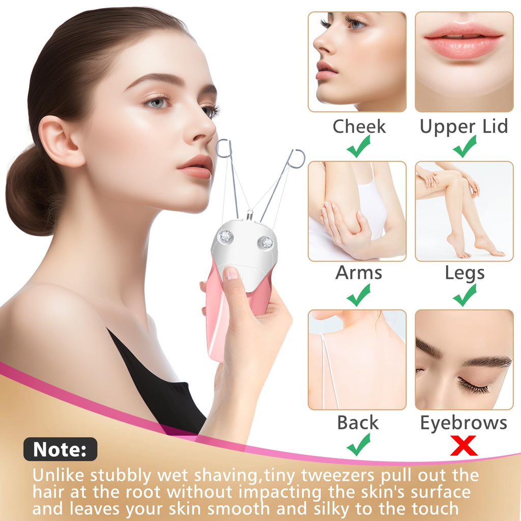 USB Rechargeable Electric Threading Epilator G42288