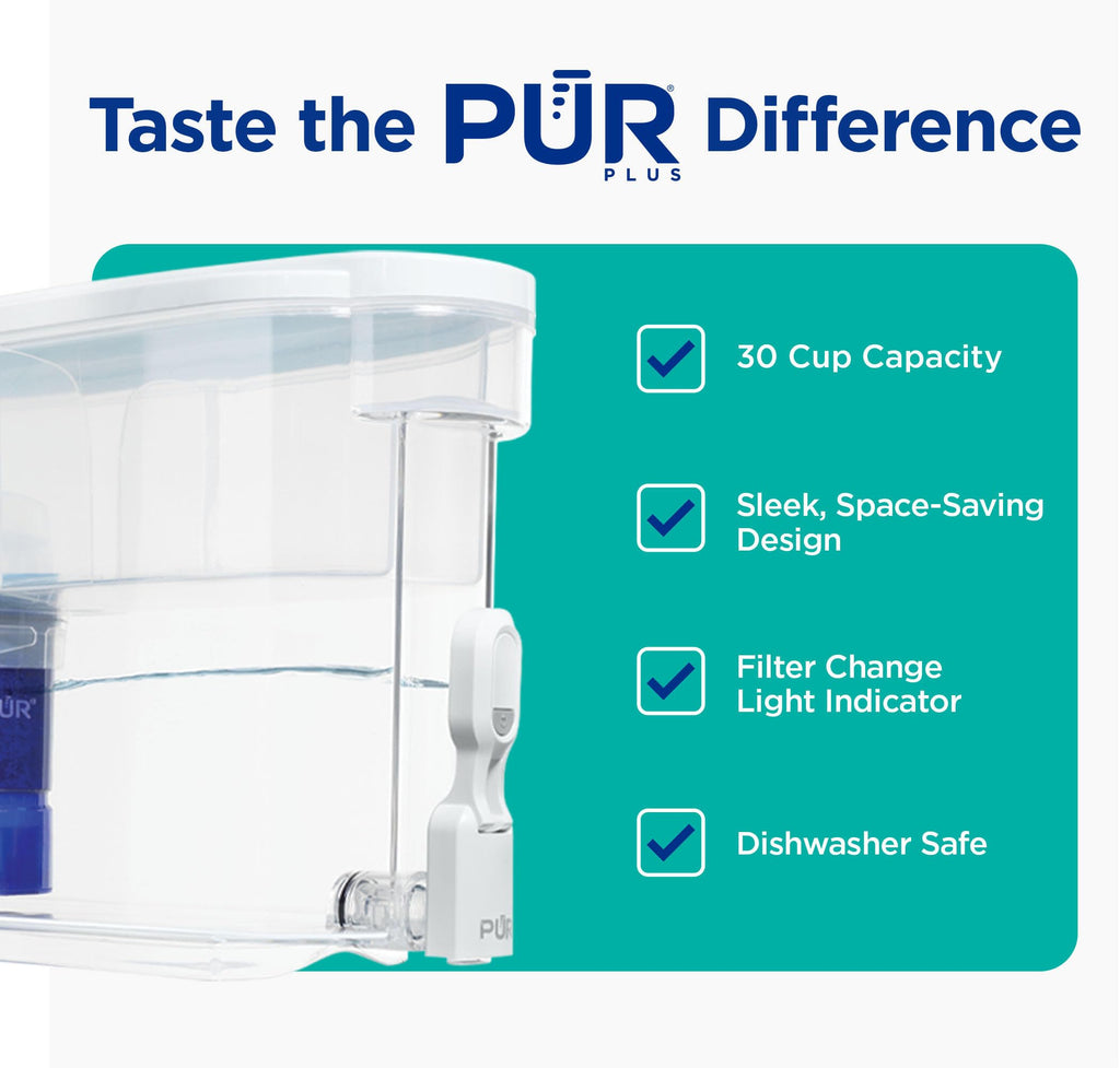 White Water Filter Dispenser with Filter U5789